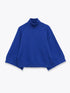 Casual Knitted Oversized Sweater with Mock Neck
