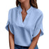 Elegant Summer V-Neck Blouse for Women