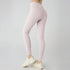 Naked Feeling Yoga Leggings High Waisted Hip Lifting Fitness Ankle Length Breathable Sports Pants for Running and Cycling