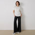 Women's High-Waisted Wide-Leg Denim Pants