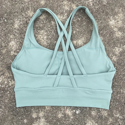 High Support Cross Straps Sports Bra for Women