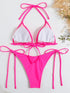 Lace Up Micro Bikini Set for Women
