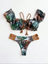 RUOTONGSEPT Ruffle Push Up Bikini Set