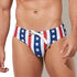 Men's Low Waist USA Flag Swim Trunks