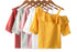 Ruffled Off-the-Shoulder Chiffon Top