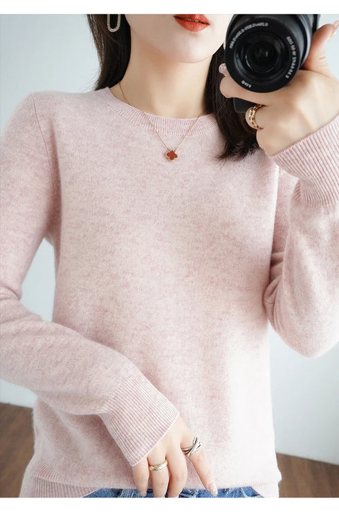 Casual Knitted Pullover Sweater for Women