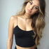Sexy Tank Top Black Halter Crop Top Women Summer Sleeveless Backless Camisole Casual Fashion Tube Top for Parties and Clubs