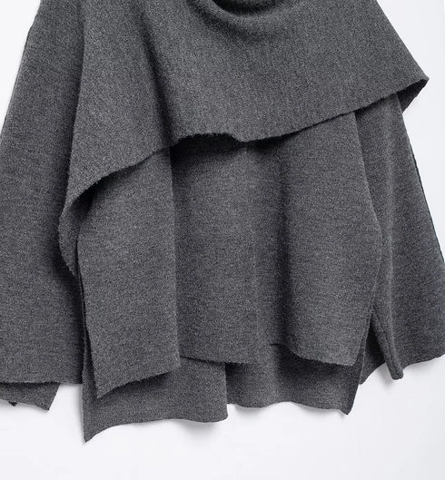 MUJER 2025 Asymmetrical Cropped Women's Coat