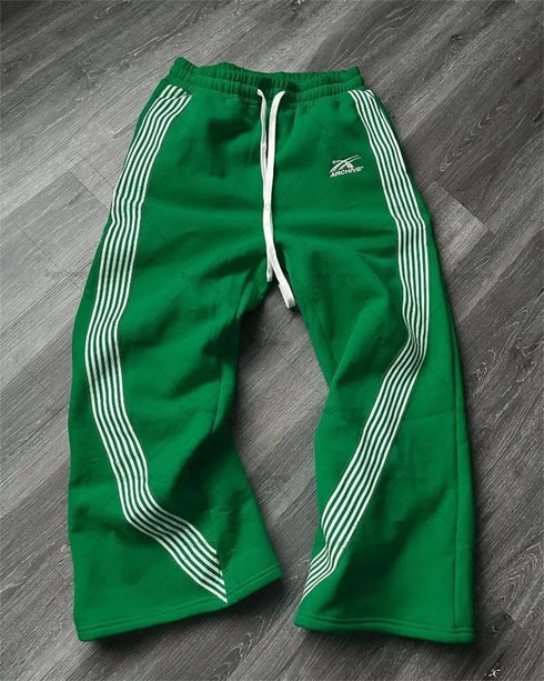 Y2K Grey Casual Wide Leg Cargo Pants