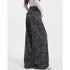 High Waist Camouflage Wide Leg Jeans for Women
