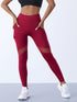 Women's High Waist Mesh Splicing Leggings