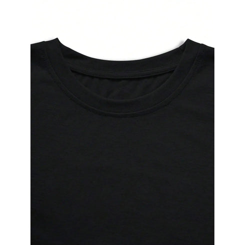 Hello Letter Print Two-Piece Set