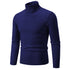 Men's High Neck Casual Knitted Pullover Sweater
