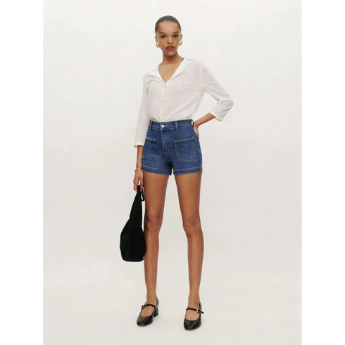 High Waist Denim Shorts for Women