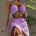 Women's Four-Piece Mesh Bikini Cover-Up Set