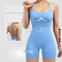 Criss Cross Backless Cami Sports Romper