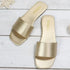 Minimalist Single Band Slide Sandals for Women