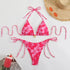 Floral Print Micro Bikini Set for Women