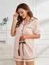 Summer Women's Short Sleeve Pyjama Set