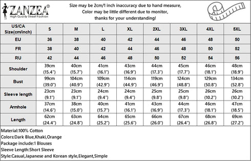 ZANZEA Women’s Patchwork Blouse - Short Sleeve Tunic