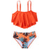 Girls Ruffle Two-Piece Bikini Set