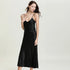 Elegant Satin Ankle-Length Nightgown for Women