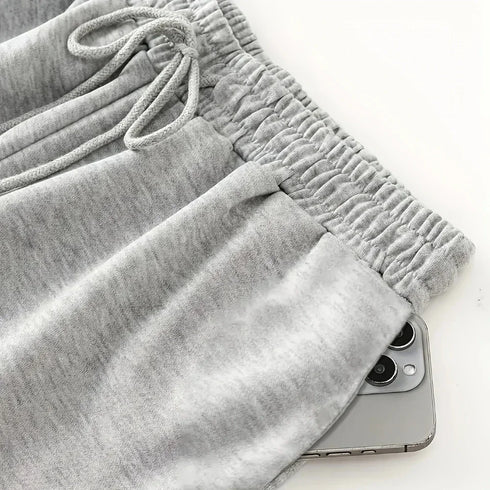 Women's Plus Size Casual Wide Leg Sweatpants