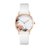 Elegant Black and White Design Ladies' Quartz Watch
