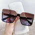 OEC CPO Oversized Rimless Sunglasses UV400 Gradient
