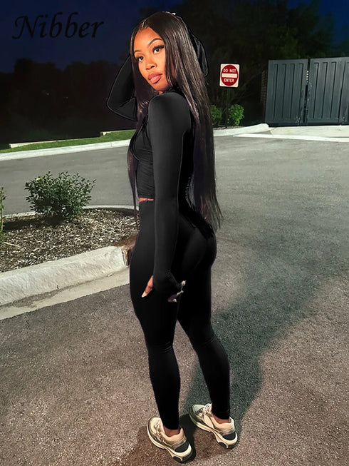 Sporty Casual 2 Piece Tracksuit Set for Women