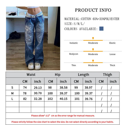 Wide Leg High Waist Jeans for Women