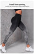 Seamless High Waist Push-Up Leggings in Tie Dye