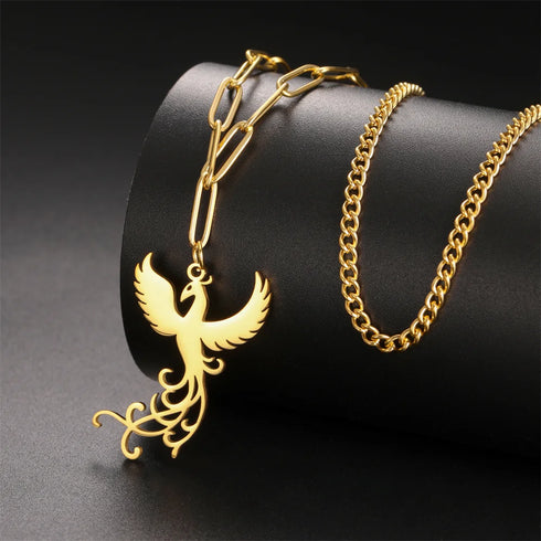 Phoenix Fire Bird Dangle Earrings for Women