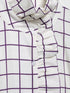 Elegant Ruffled Purple Casual Blouse for Women