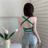 Stylish Backless Sleeveless Crop Top for Women