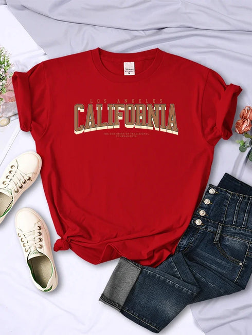 Women's Summer Breathable Graphic T-Shirt