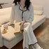 Women's Silk Satin Pyjama Set - Long Sleeve Sleepwear
