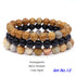 Couples Distance Bracelet Set - Natural Stone Healing