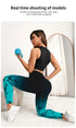 Seamless High Waist Push-Up Leggings in Tie Dye