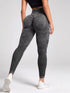 High Waisted Seamless Leggings with Hollowed Out Design