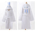 Children's Hooded Cotton Bathrobe with Rabbit Design