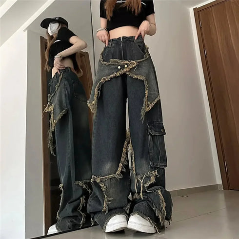 Baggy Vintage-Style Jeans for Women