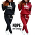 Women's Casual Hooded Sportswear Set