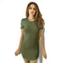 Summer Bodycon Mini Dress with Short Sleeves