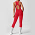 Seamless V-Back Tummy Control Yoga Bodysuit