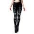 Gothic Steampunk Print Leggings for Women