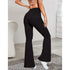 High Waist Black Flare Jeans for Women
