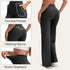 Women's High Waist Flared Yoga Pants with Pockets