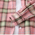 Loose Fit Cotton Plaid Shirt for Women