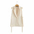 Chic Vintage Women's Sleeveless One-Button Waistcoat